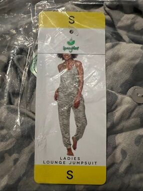 Ladies Lounge Jumpsuit - Small - Gray Camo